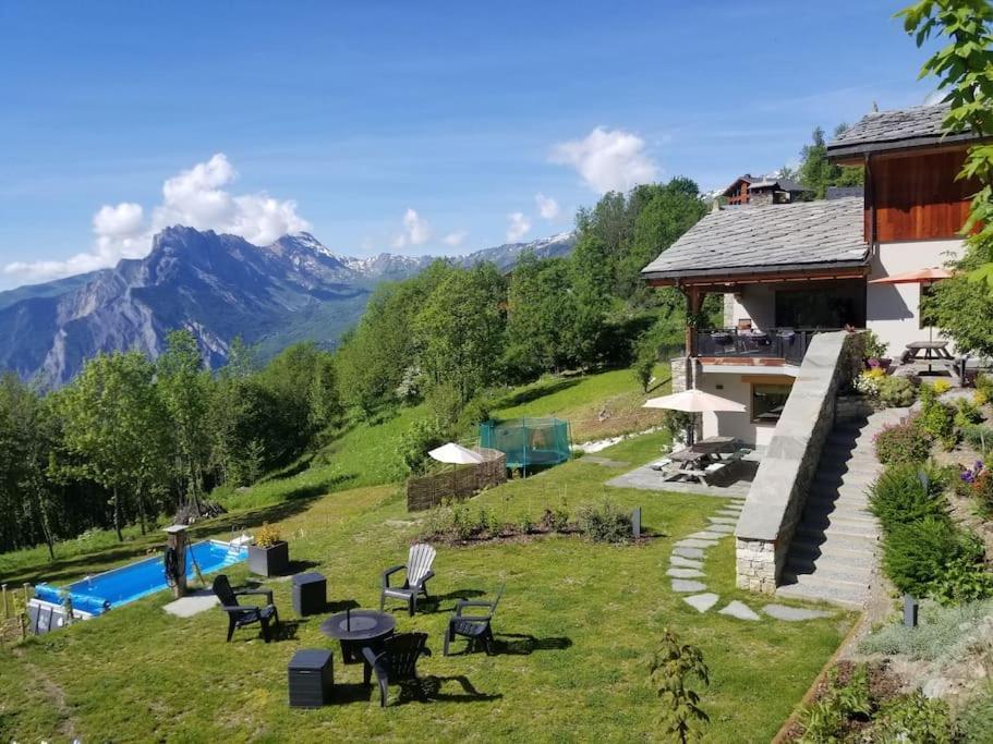 Appartement En Chalet Individuel Sauna Piscine Valmeinier Exterior foto